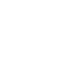 Pixelated white totem-like silhouette with stepped sides and rounded top centered on a black background
